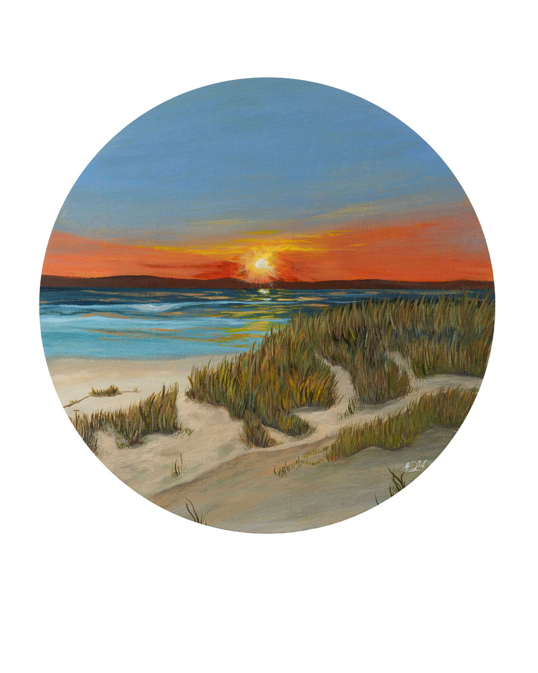 Morning Dunes (Print)