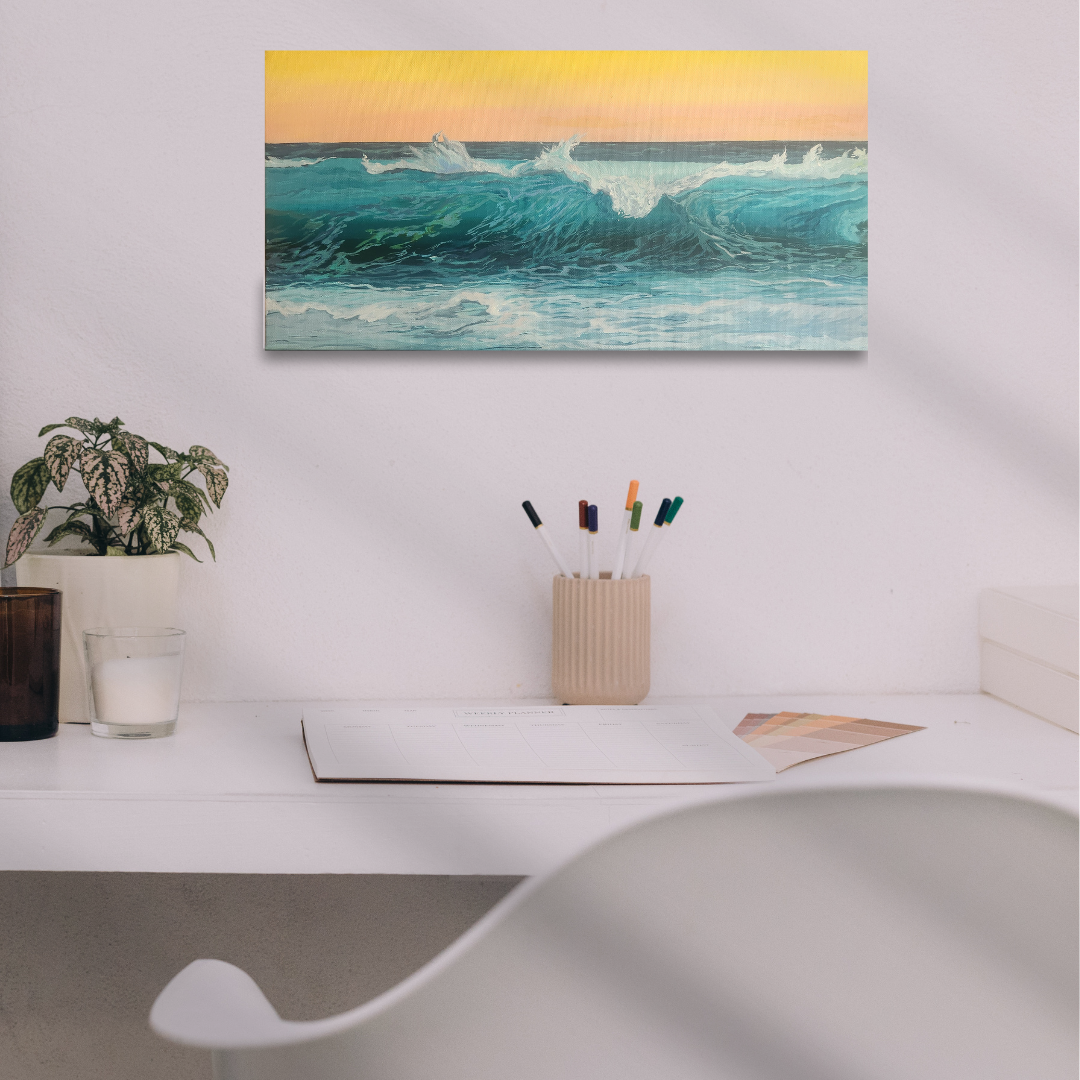 Cotton Candy Mornings (Original Canvas)