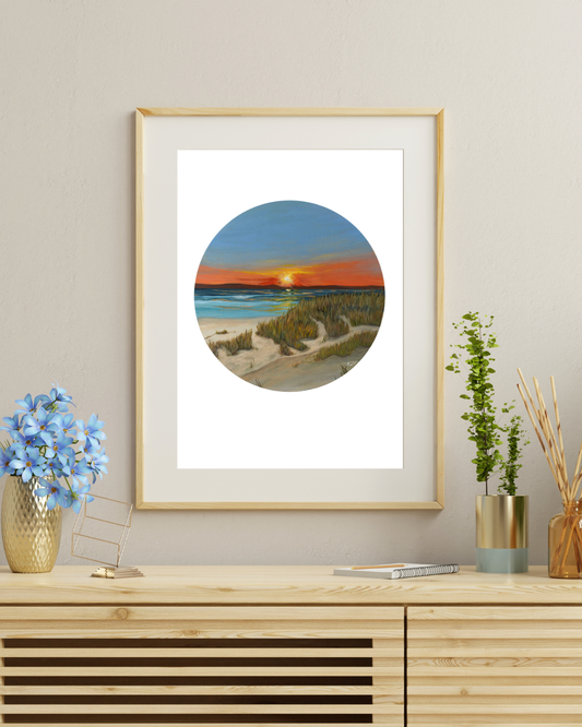 Morning Dunes (Print)